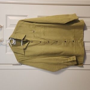 Chico's Olive Green Button Down